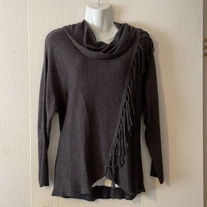 Grey poncho/ sweater